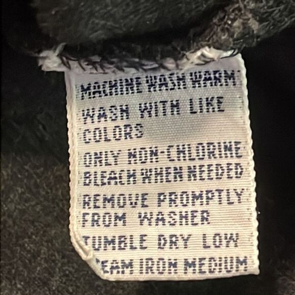 Large Ralph Lauren Blue Label black long sleeve 1/4 zip pullover sweater - Picture 13 of 16